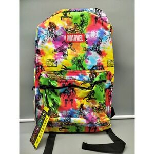 NWT Marvel 17' Kids Backpack Padded Straps Graphic Colorful Back to School New